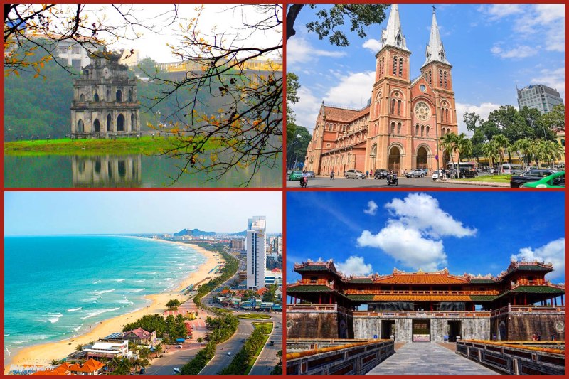 Famous cities in Vietnam